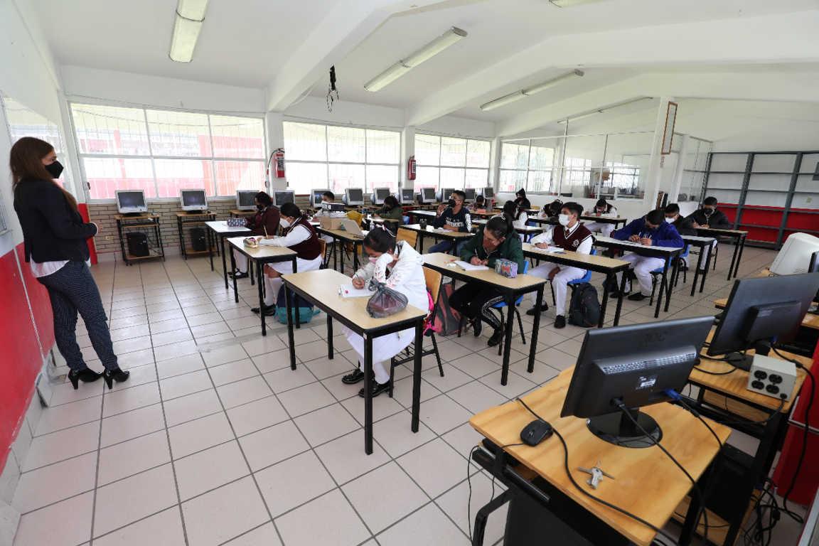 La SEPE autoriza salones llenos en escuelas de Tlaxcala