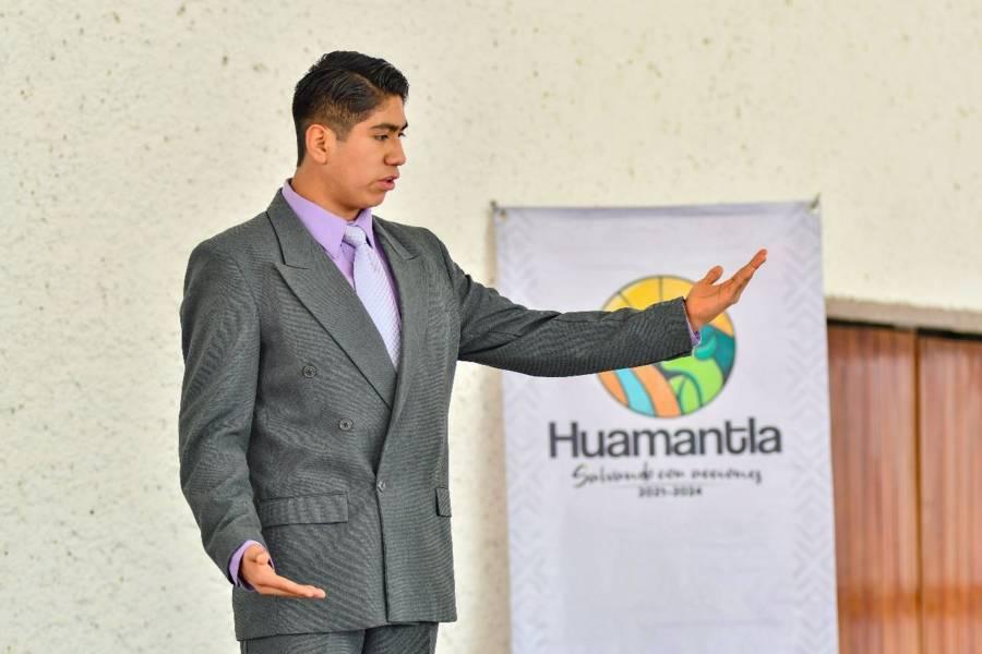 El talento y voz se proyectan en el primer concurso de oratoria en Huamantla “Voces Juveniles 2023”