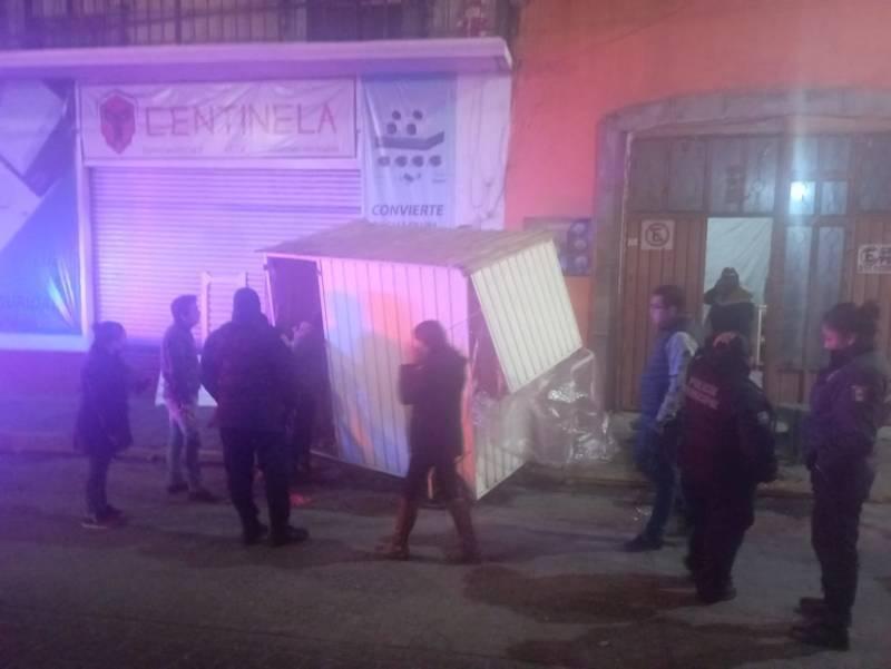 Brinda acompañamiento policía de Huamantla en incidente vial