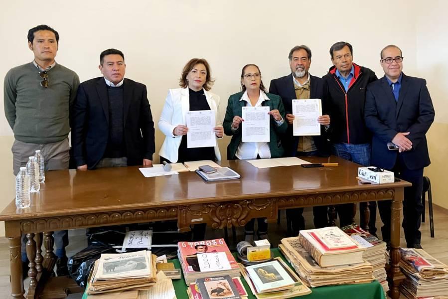 Firma Ayuntamiento de Huamantla convenio a favor de la cultura taurina