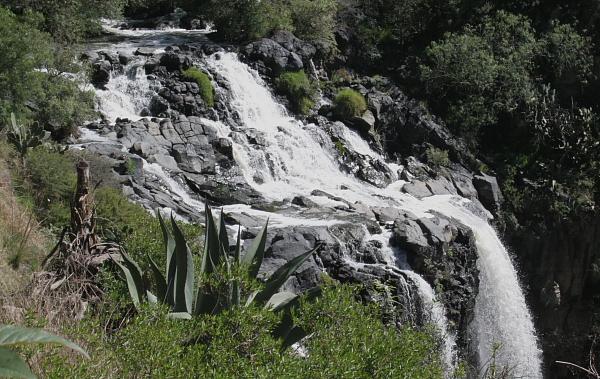 La cascada de Atlihuetzía más contaminada que nunca