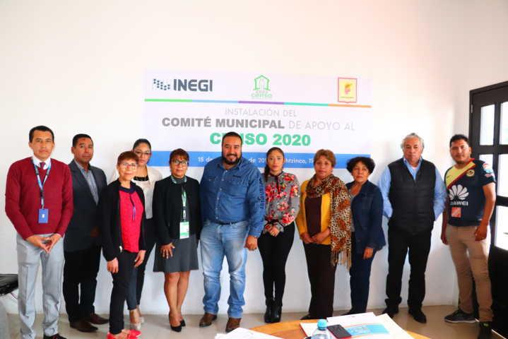 Se instala Comité Municipal de Apoyo al Censo 2020 en Xicohtzinco