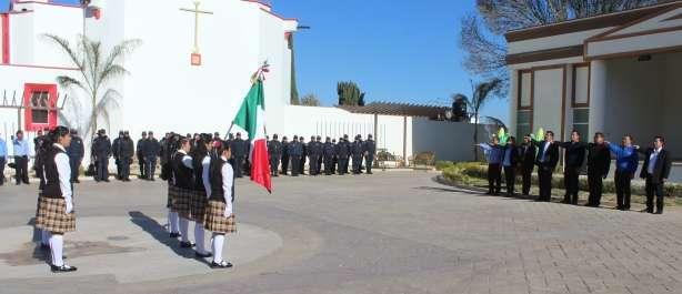 Gobierno Municipal de Tepetitla conmemora el “Día de la Bandera”