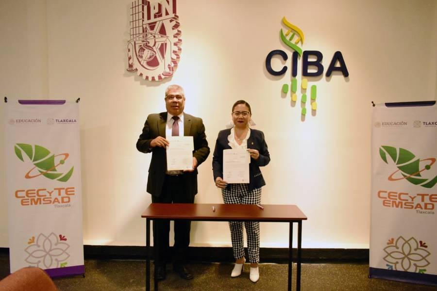 CECYTE y CIBA firman carta de intención para fortalecer la difusión científica