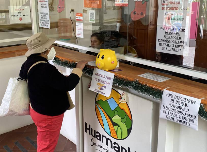 Atiende la oficina de ingresos del Ayuntamiento de Huamantla durante el “Buen Fin”