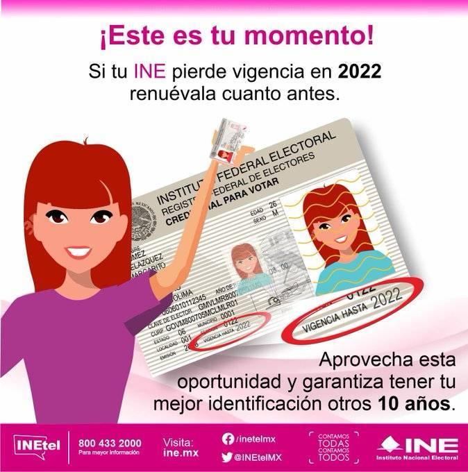 En Diciembre, más de 23 mil CPV terminación 2022 caducarán: INE Tlaxcala