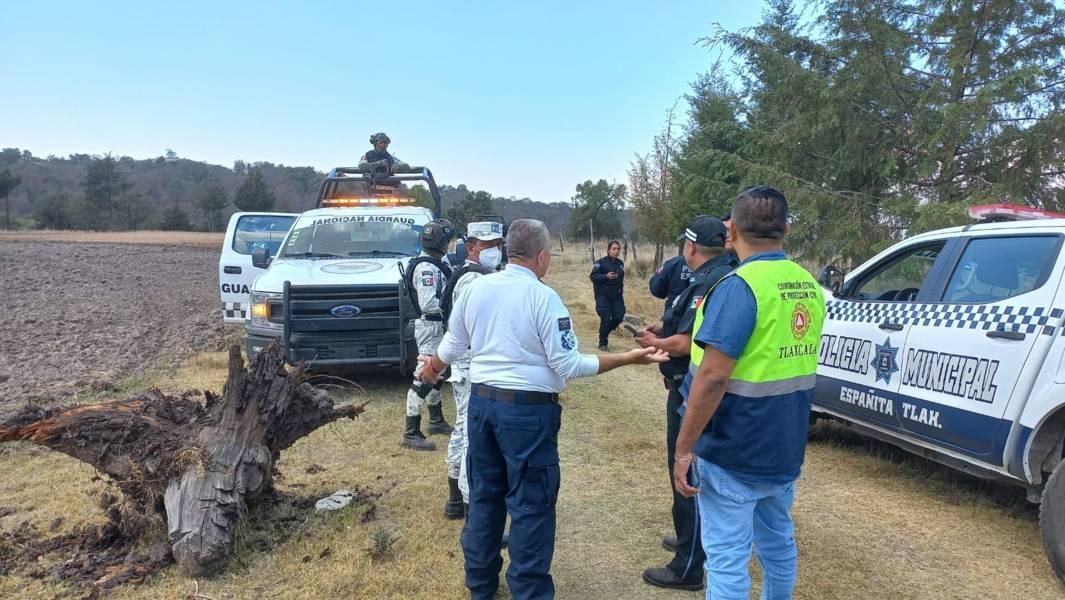 Autoridades descartaron la presencia de aeronave presuntamente accidentada en Tlaxcala