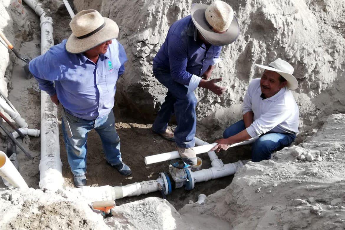 Reinstalación del servicio de agua al 95% en la Prolongación Hidalgo