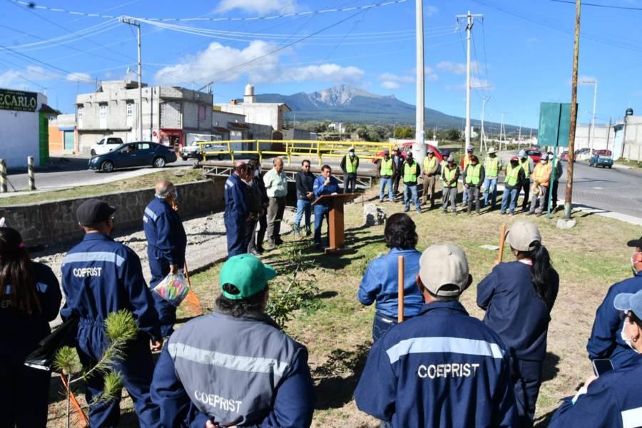 Inician autoridades estatales y municipales jornada masiva de limpieza en Huamantla 