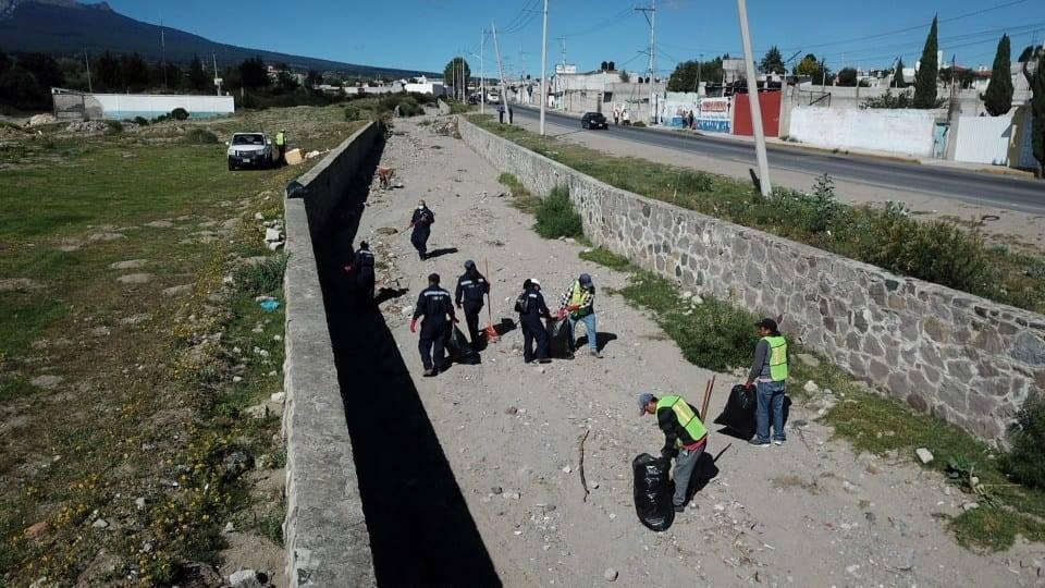 Inician autoridades estatales y municipales jornada masiva de limpieza en Huamantla 