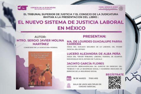 Presentará el TSJE el libro “El Nuevo Sistema de Justicia laboral en México”