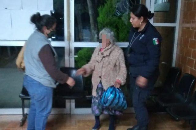 Ubica Policía de Apizaco a mujer de la tercera edad que fue reportada como ilocalizable 