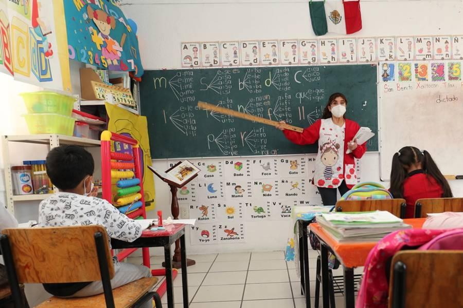 Regresa el sector educativo a actividades escolares en Tlaxcala