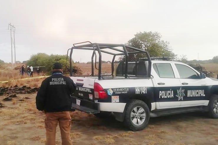 Atiende seguridad pública de Huamantla reporte de osamenta en terrenos de labor    