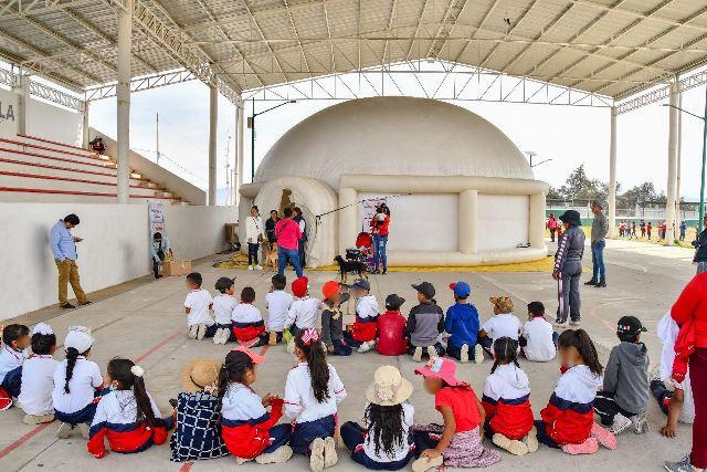 Impulsan autoridades programas de educación en comunidades de Huamantla 