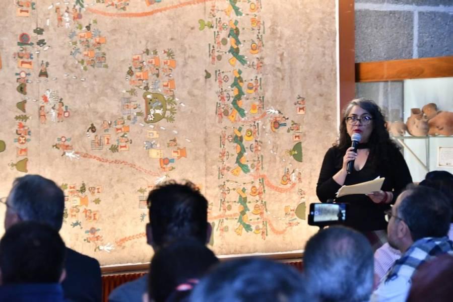 Develan autoridades réplica del “Códice de Huamantla” en el Museo de la Ciudad