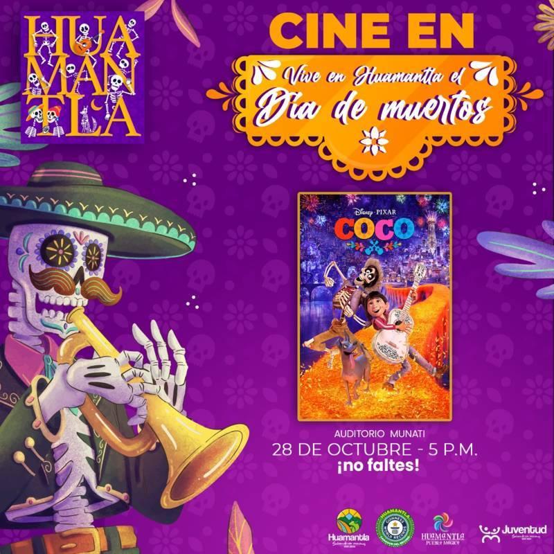 Invita gobierno municipal de Huamantla a la proyección de la película “Coco”