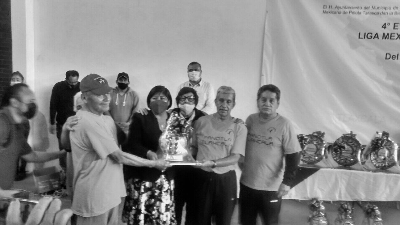 Final nacional de pelota tarasca en Panotla, Tlaxcala