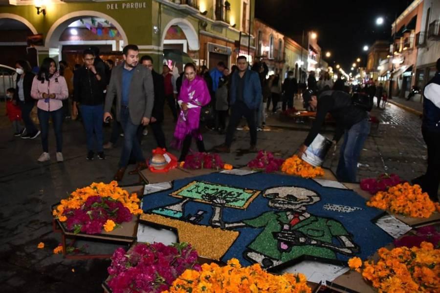 Santos y Rivera inauguran festival “Vive en Huamantla el día de muertos”