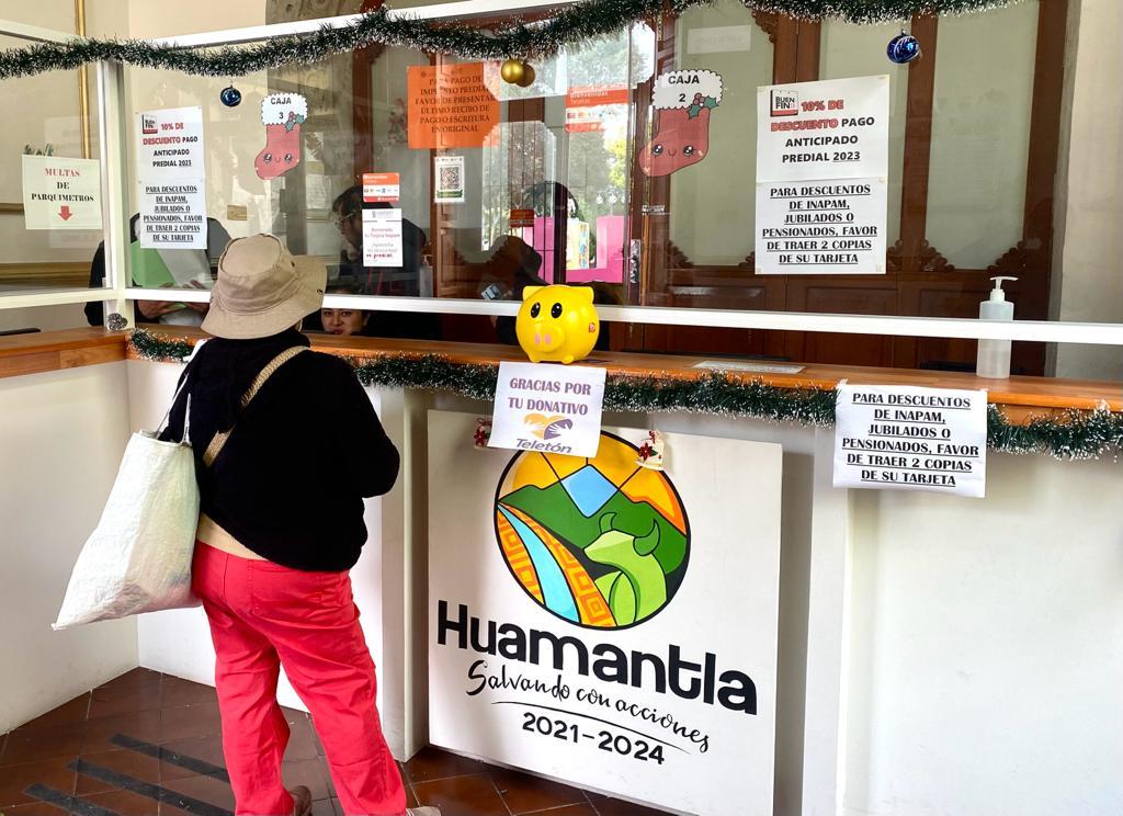 Último día de descuentos en trámites y servicios en Huamantla