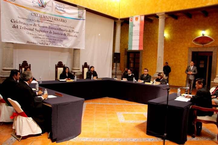 Sesiona el TSJE en el municipio de Calpulalpan