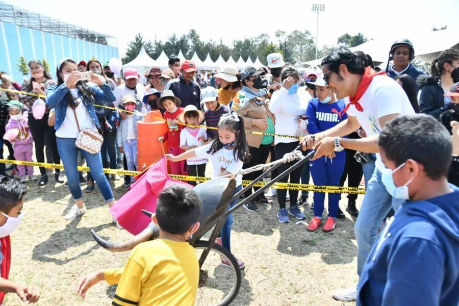 Festeja Ayuntamiento de Huamantla a las niñas y los niños en su día