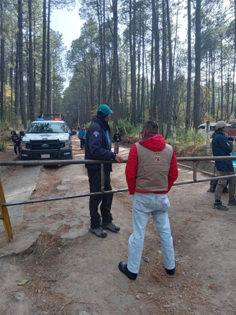 Realiza Protección Civil de Huamantla recorrido preventivo La Malinche 
