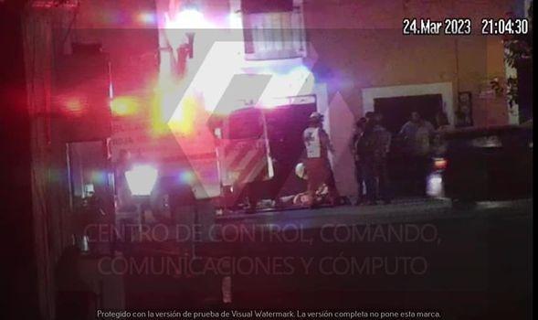 Fallece persona por impacto de arma de fuego en pleno centro de Tlaxcala