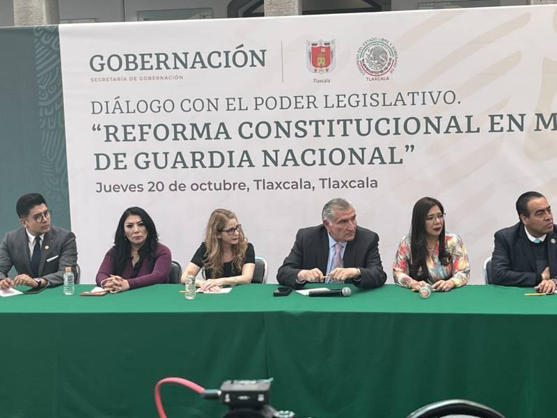 Federación presume trabajo compartido para reducir la delincuencia en Tlaxcala 