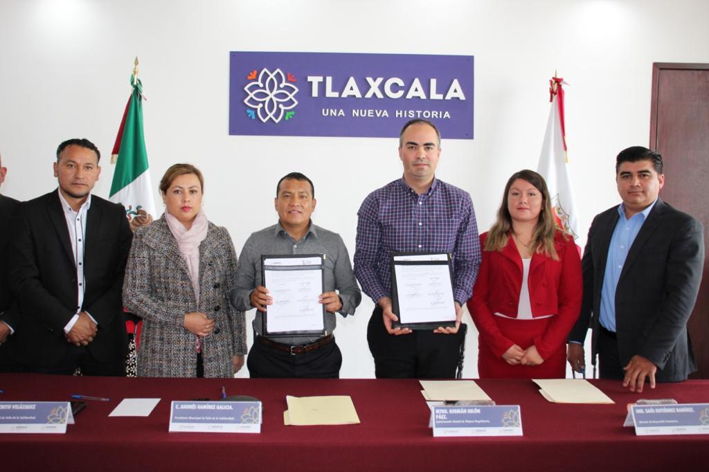 Firma Sedeco convenio con Tetla para manejar la firma electrónica avanzada