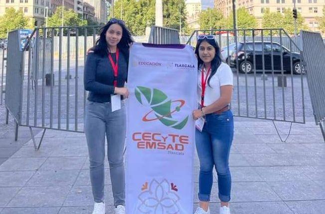 Alumnas del Cecyte-Emsad tlaxcala participan en competencia internacional de ciencias