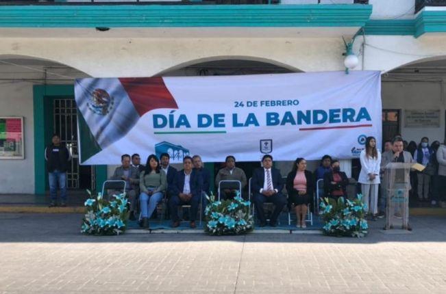 Alcalde de San Pablo del Monte encabeza ceremonia del 24 de febrero
