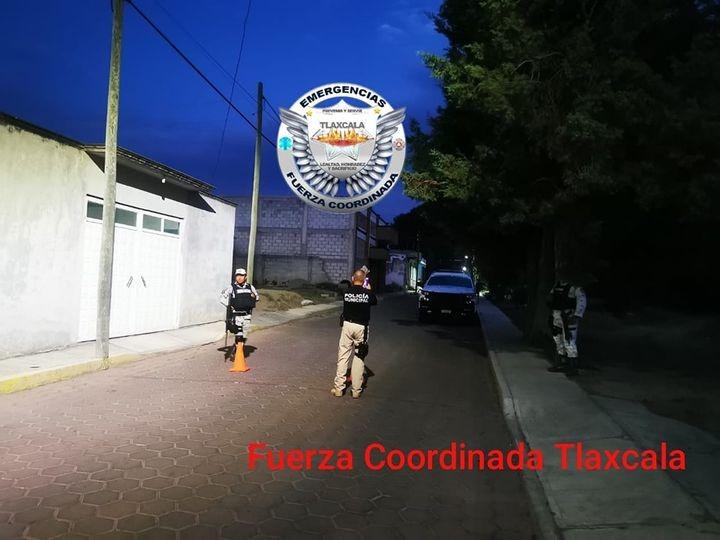 En Santa Cruz Tlaxcala,  CONASE,  SEDENA Y GN llevaron a cabo intenso operativo