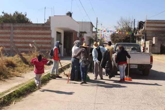 Gobierno Municipal de Tepetitla realizó Jornada de Limpieza en San Mateo Ayecac