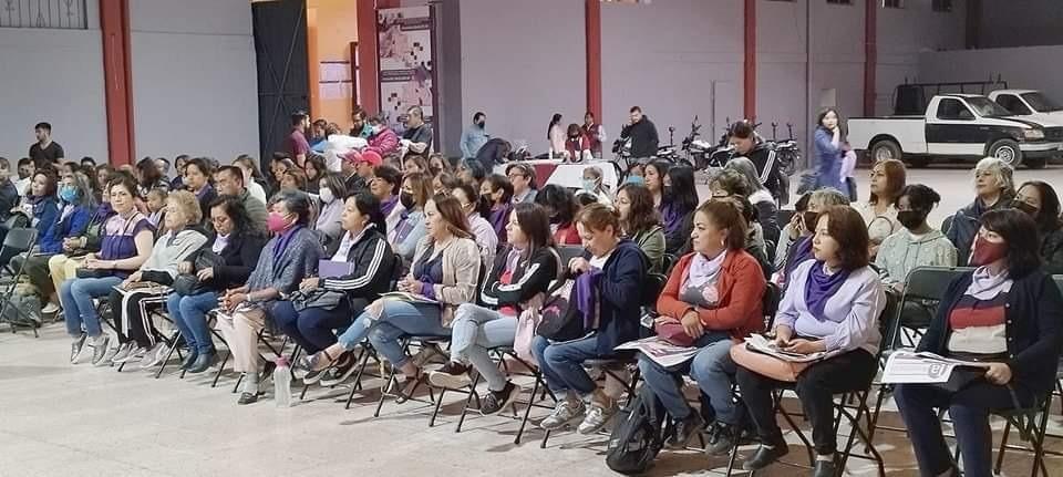 Conferencia-taller “Mujer es movimiento”, evento que se realizó en Santa Cruz Tlaxcala