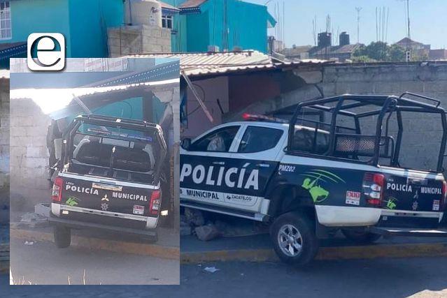 Alcalde de Zacatelco emborracha a policías y se estrellan