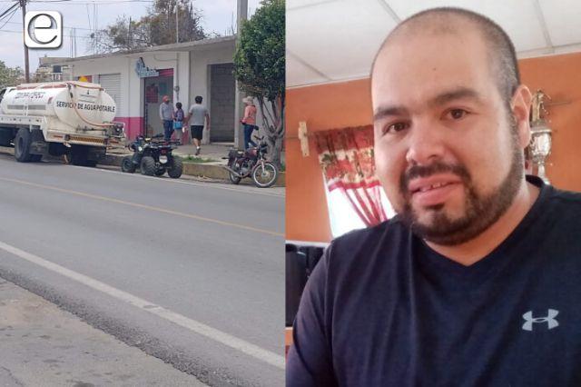 Alcalde copetón de Tzompantepec anda de fiesta y vecinos sin agua potable 