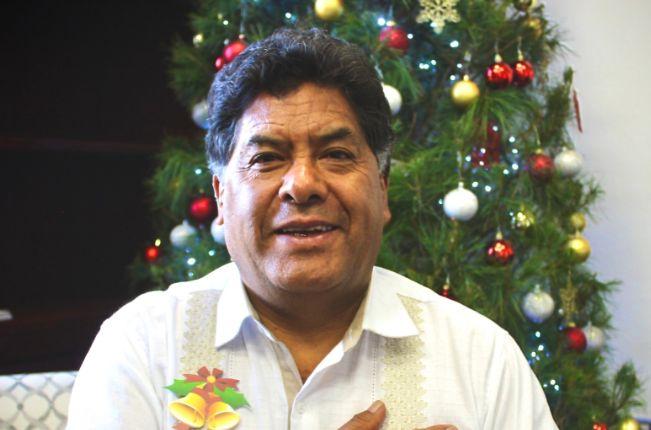 Diputado Vicente Morales desea felices fiestas decembrinas en el V Distrito