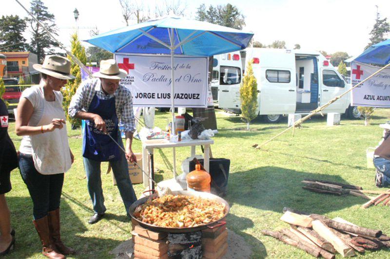 Organizan festival de la paella a beneficio de la Cruz Roja