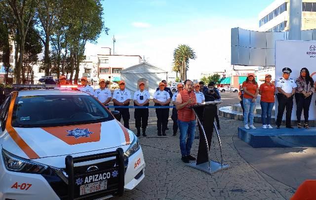 Apizaco primer municipio con patrulla y escuadrón naranja: Badillo