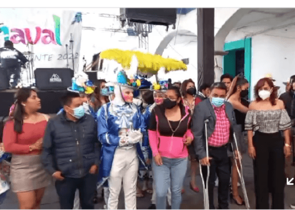 Ofrecen espectacular evento 17 camadas de San Pablo del Monte 