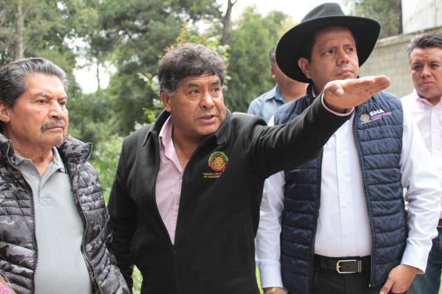 Recorre diputado Vicente Morales  venero “Atlixtac” en Xaltocan