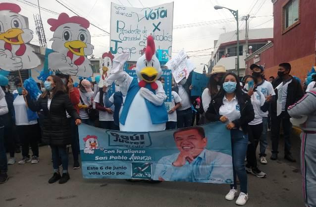 Raúl Juárez El Pollo ganaría la alcaldía de SMP, dicen pobladores 