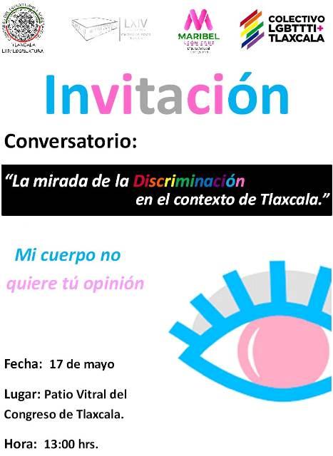 Diputada Maribel León invita al conversatorio “La mirada de la discriminación” 