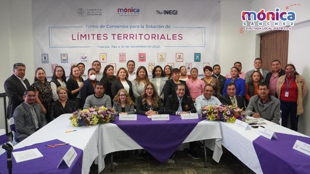Histórico, firman once convenios para limitar territorios: Mónica Sánchez   