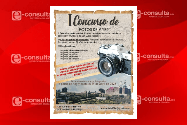 Abren concurso de fotografía antigua en el municipio de Tecopilco 