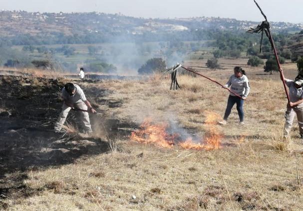 Evitar quema de pastizales, piden autoridades de Nativitas 