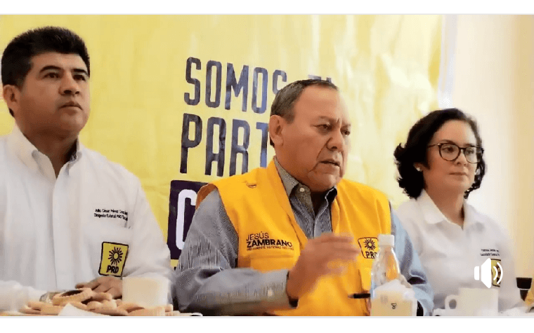 Para comicios del 2024 el PRD irá solo en Tlaxcala: Zambrano