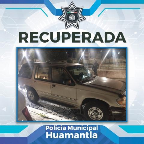 Roban camioneta en Tetla y es recuperada en Huamantla