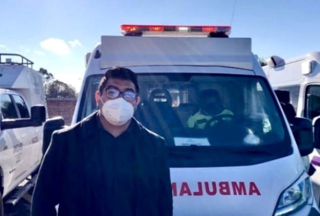 Abirán Misael Báez recibió ambulancia para Tecopilco 